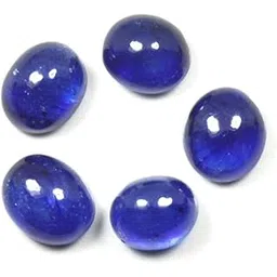gemsonclick Natural Blue Sapphire at Wholesale Lot (Rs 225/carat) Fine Quality Cabochon Oval Shape Neelam Loose Gemstone for Reselling Jewellers Crystal Healing Kanya Rashi Virgo Zodiac Sign-picture-25