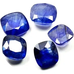 gemsonclick Natural Blue Sapphire at Wholesale Lot (Rs 225/carat) Fine Quality Cushion Shape नीलम Loose Gemstone for Reselling Astrologers Jewellers Crystal Healing Kanya Rashi Virgo Zodiac Sign-picture-23