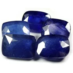 gemsonclick Natural Blue Sapphire at Wholesale Lot (Rs 225/carat) Fine Quality Rectangle Shape नीलम Loose Gemstone for Reselling Astrologers Jewellers Crystal Healing Kanya Rashi Virgo Zodiac Sign-picture-19