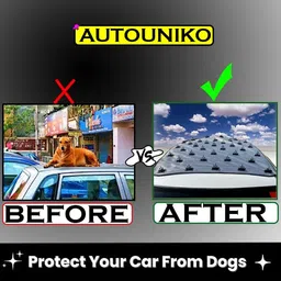 generic AUTOUNIKO Car Roof Protective Spike Cover, Universal Fit for Sedan, SUV, Van, Pickup, Anti-Animal Deterrent image 3