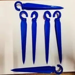 Generic Drip Irrigation Support Hooks, UV-Stabilised Plastic, 15.2 cm, Blue, Pack of 50-picture-18