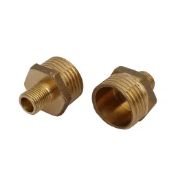 Generic 1/2x1/8 Inch Hex Nipples Pipe Fittings Connectors-Pack of 2-picture-46