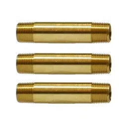 Generic 1/4Inchx1/4Inch Long Nipple For Brass Pipe Fitting-Pack of 3-picture-40