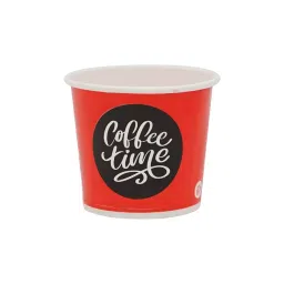 Generic 150 ml Disposable Coffee Cup Red (Pack of 100 Pcs)-picture-35