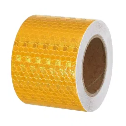 GENERIC 2 inch (50.8 mm) High Intensity Warning Reflective Tape Yellow 2 m Length-picture-41