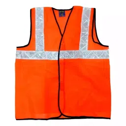 GENERIC 50.8mm(2 Inch) Tape Orange Net Type Reflective Safety Jacket (Pack of 2)-picture-11