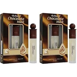 generic Al-Nuaim Chocolate Musk Roll On Attar (Pack Of 2) For Unisex, 12ml-picture-45