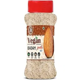generic Brew Lab Plant Based Vegan Badam Powder Mix || Made With All Natural Ingredients Lactose Free Plant Protein || (100 g)-picture-26