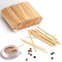 GENERIC Coffee Disposable Wood Sticks Stirrers for Tea Beverages(Pack Of 500 Pcs)-picture-10