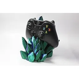 generic Crystal Controller Stand for PS4, PS5, Xbox, Nintendo Switch for Gaming Room, Blue Green-picture-46