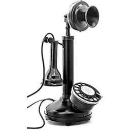 generic Decor Antique Candlestick Rotary Dial Telephone Antique Phone Rotary landline Telephone Vintage Phone Vintage Telephone 50s Phone-picture-20