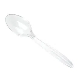 Generic Disposable Plastic Spoon Good Quality Transparent (Pack of 100 Pcs)-picture-26