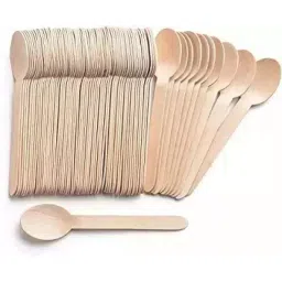 GENERIC Disposable Wooden Spoon Size 140 mm (Pack of 500 Pcs)-picture-10
