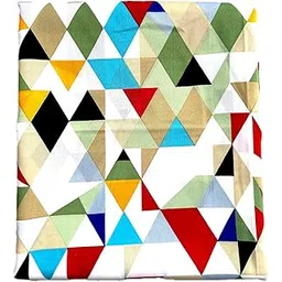 generic Khushboo Women's Multicolor Printed Crepe Unstitched Fabric (5 Meters) for Kurti, Gown, Skirts, Shirts, and Palazzo Dressmaking (Off White)-picture-16