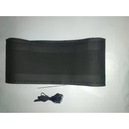 Generic Leather Car Steering Wheel Cover (Black) image 1