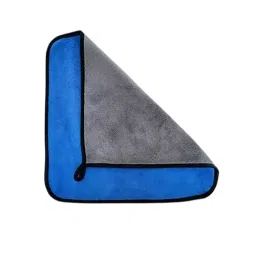 GENERIC Microfiber Cleaning Cloth Towel Blue 600 GSM 40x40 cm Size Super Absorbent for Kitchen & Car-picture-33