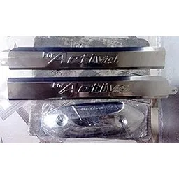 generic NITYANSH ENTERPRRIES Decorative Chrome Accessories Side Plate + Silencer Guard Chrome for - Activa 125-picture-11