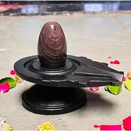 generic Original Black Narmadeshwar 2 Inch Shivling, Lingam, Shiva Lingam & 4 Inch Jaladhari, Yoni Base, Lingam Holder, Shivling Stand for Home Puja-picture-32