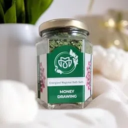 generic Premium Money Drawing Bath Salt ~ Hexa Glass Jar Gift Edition | Energized Magickal Salt | Premium Label | Money Attraction | Financial Success | Remove Money Blocks | Prosperity Flow | Career Job & Business Growth | Wiccan & Witchcraft Rituals | Abundance | Manifestation | Money Magnet | Individual Spiritual Gift Box (Qty: 1 - 200g)-picture-41