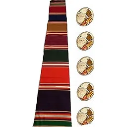 generic Striped Rectangular Carpet (Multicolour, Cotton, 10X1.5 Ft)-picture-22