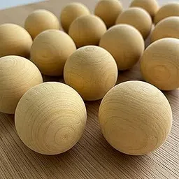 generic Unfinished Wooden Ball, 5 cm (Pack of 10 Balls)-picture-24