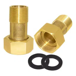 GENERIC Water Meter Nipple Brass Golden Brass for Bathrooms and Toilets(1 Pair), ID_SS_085-picture-19