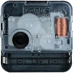 Generic Quartz Lotus Movement 9MM Clock Movement Mechanism, Dark Grey, High Precision Step Movement for Wall Clock Repair, DIY Clock Making Kit-image-6