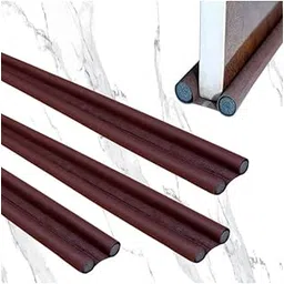 SRaj Door PVC Door Bottom Sealing Guard, Air, Sound & Waterproof, Pest Control, Ease of Installation and Removing Size- 39" Inch, Brown (Pack of 3)-image-19