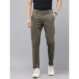 GENIPS Men Printed Slim Fit Trousers-picture-36