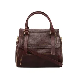 Genwayne Brown Solid Large Handbag-picture-17