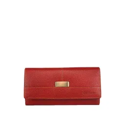 Genwayne Red Solid Wallet for Women-picture-27
