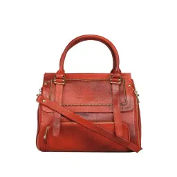 Genwayne Tan Solid Medium Handbag-picture-47