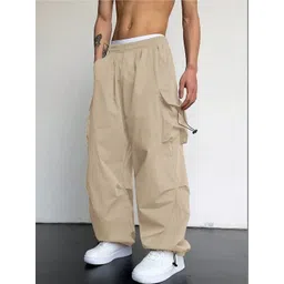 GENZILOOKS Men High-Rise Cargos Trousers-picture-12