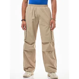 GENZILOOKS Men High-Rise Cargos Trousers-picture-17