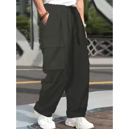 GENZILOOKS Men High-Rise Cargos Trousers-picture-27