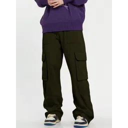 GENZILOOKS Men High-Rise Cargos Trousers-picture-31