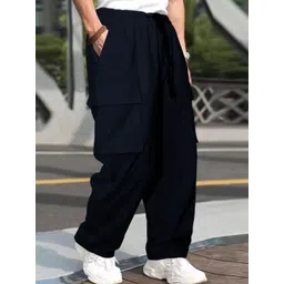 GENZILOOKS Men High-Rise Cargos Trousers-picture-35