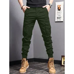 GENZILOOKS Men High-Rise Cargos Trousers-picture-32