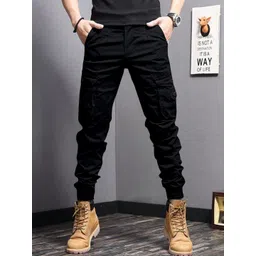 GENZILOOKS Men High-Rise Cargos Trousers-picture-36