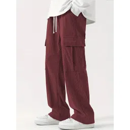 GENZILOOKS Men High-Rise Cargos Trousers-picture-37