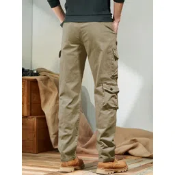 GENZILOOKS Men High-Rise Cargos Trousers image 2