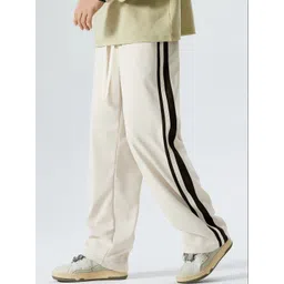 GENZILOOKS Men Striped High-Rise Trousers-picture-11