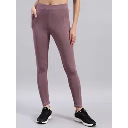 GEONIX Women Mid-Rise Relaxed-Fit Ankle Length Tights with Pocket-picture-34