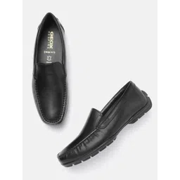 Geox Men Black Leather Wide Fit Driving Shoes-picture-31