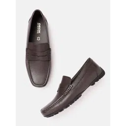 Geox Men Brown Leather Penny Loafers-picture-39