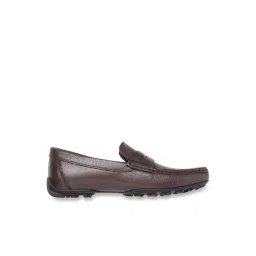 Geox Men's Kosmopolis Dark Brown Leather Casual Loafers-picture-10