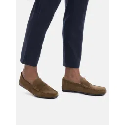 Geox Men's U Kosmopolis + Grip B Brown Loafers-picture-24