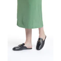 Geox Women's D Palmaria A Black Mule Shoes-picture-23