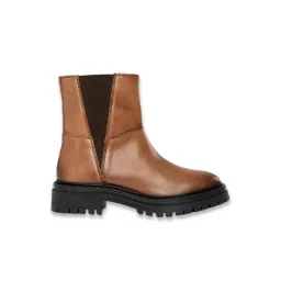 Geox Women's Iridea C Cognac Chelsea Boots-picture-24