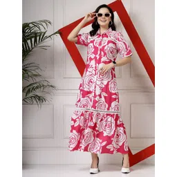 Get Glamr Ethnic Motifs Print Maxi Dress-picture-35